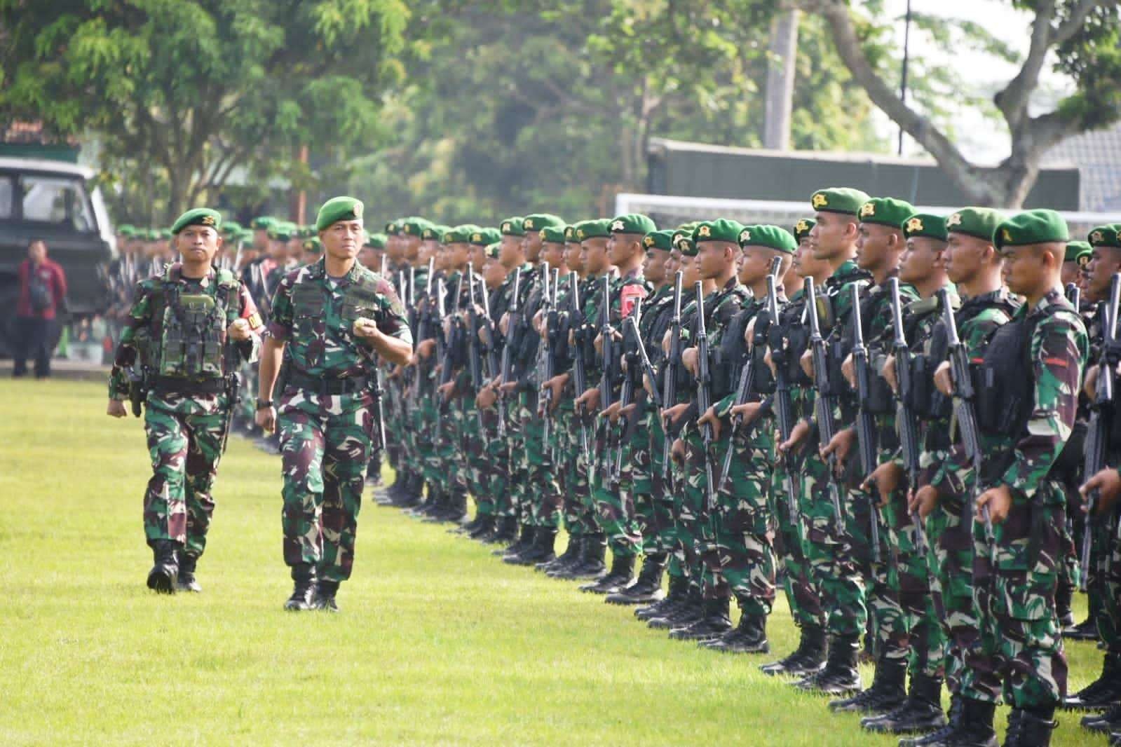 Prajurit Yonif 527/BY Lumajang, Jawa Timur. (Foto: Kominfo Lumajang)