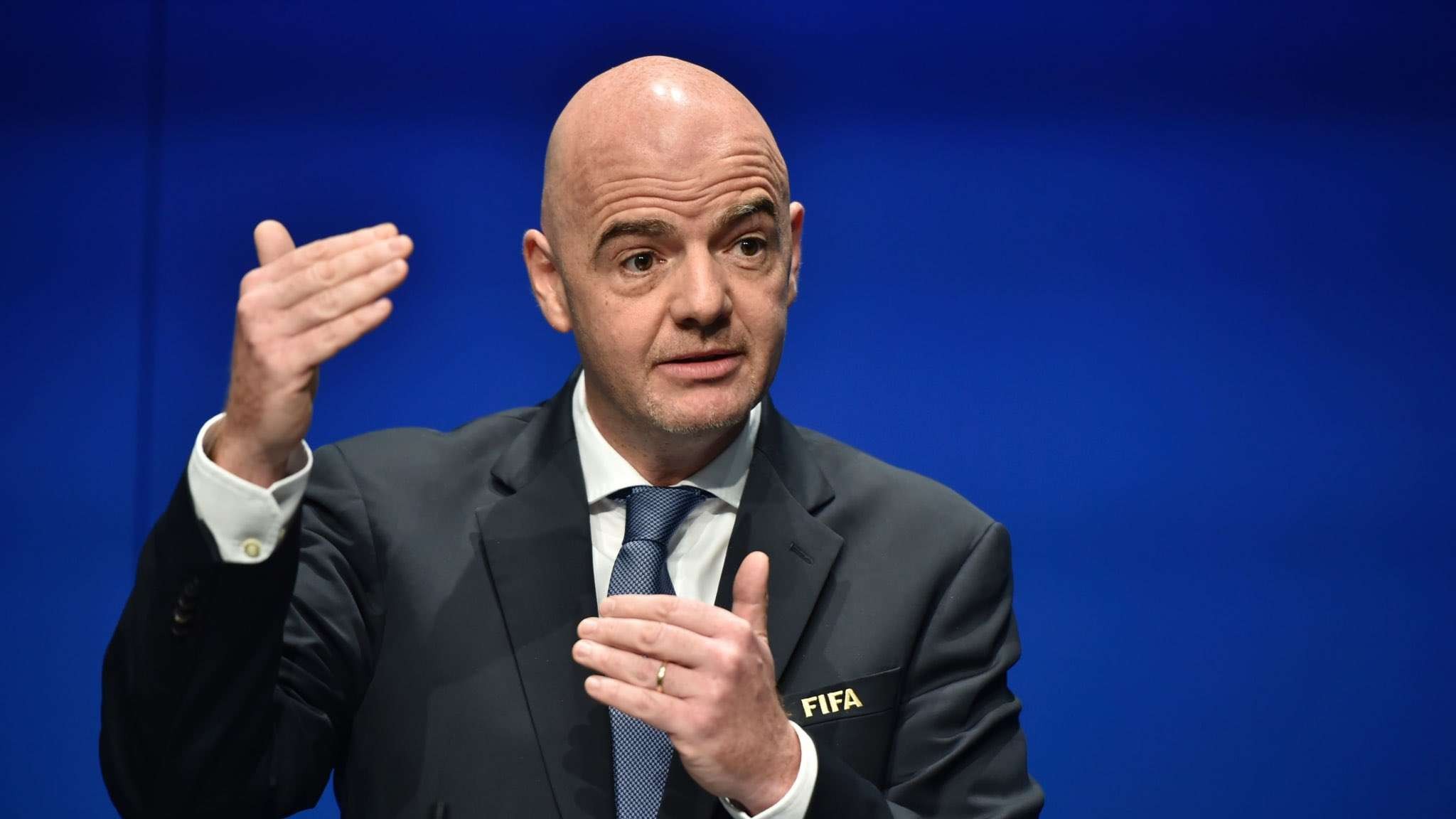 Presiden FIFA Gianni Infantino sebut Indonesia mundur dalam pernyataannya di akun instagram pribadinya. (Foto: Twitter)