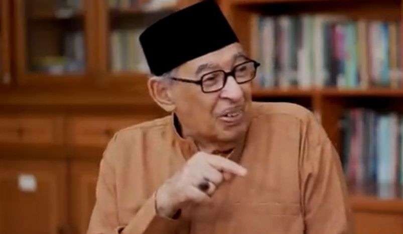 M Quraish Shihab, penulis Tafsir Al-Quran Al Misbah. (Foto: dok/ngopibareng.id)