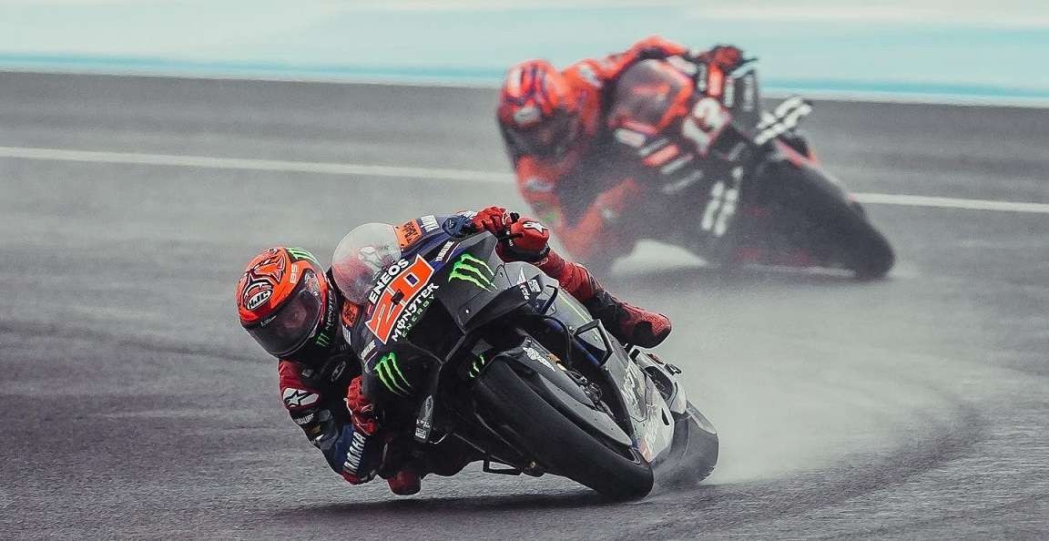 Pembalap Monster Energy Yama, Fabio Quartararo di MotoGP Argentina. (Foto: Twitter/@FabioQ20)