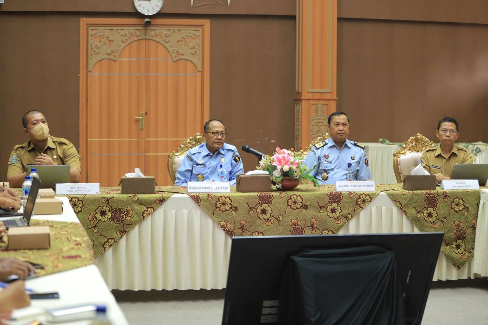 Kanwil Kemenkumham Jatim menargetkan seluruh pemerintah daerah di Jawa Timur mengimplementasikan Rencana Aksi HAM (RANHAM). (Foto: Kanwil Kemenkumham Jatim)