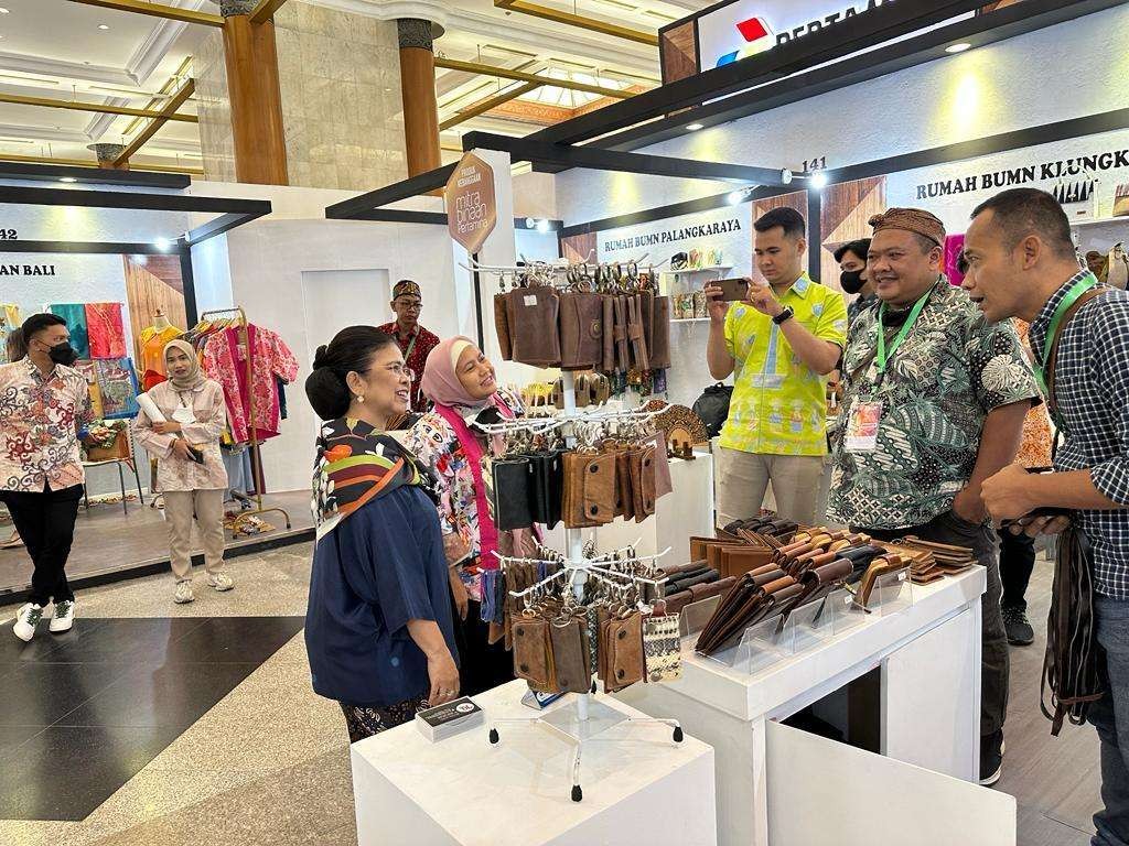 Ajang Pameran Interior dan Craft (ICRAFT) 2023 di Cendrawasih Room Nomor 139 – 143 JCC pada 5 - 9 April 2023.(Foto: dok. Pertamina)