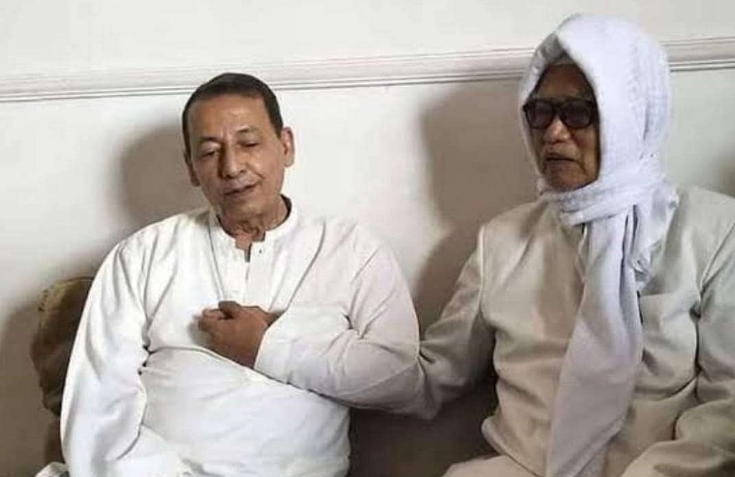 Habib Luthfi bin Yahya, Pengasuh Kansus Sholawat Pekalongan,  bersama KH M Anwar Mansur, Pengasuh Ponpes Lirboyo Kediri. (Foto: ngopibareng.id)