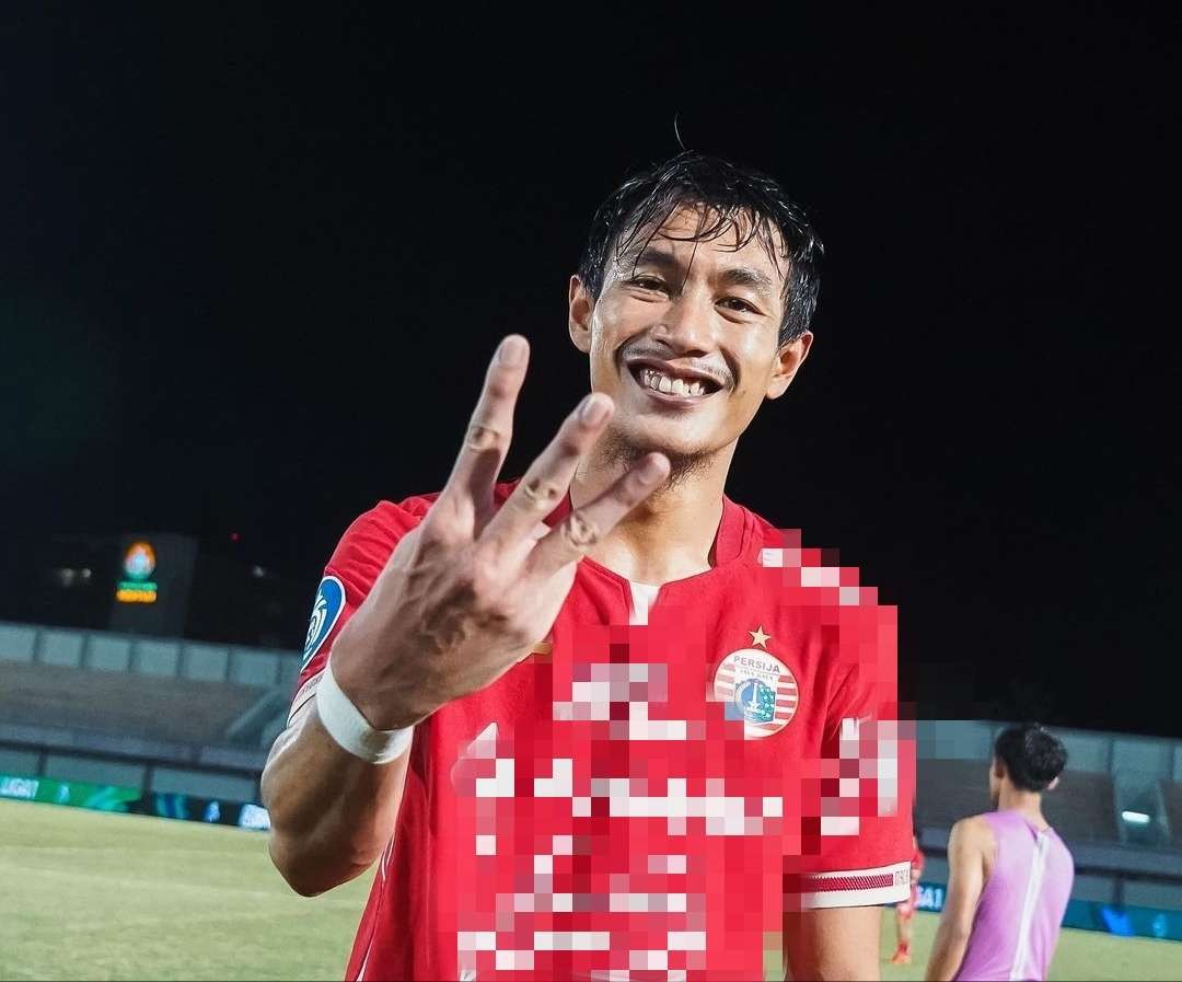 Gol semata wayang Hannsamu Yama di menit 90+7 membuat Persija Jakarta mampu menggusur Persib Bandung dari posisi dua klasemen Liga Indonesia. (Foto: Instagram @persija)