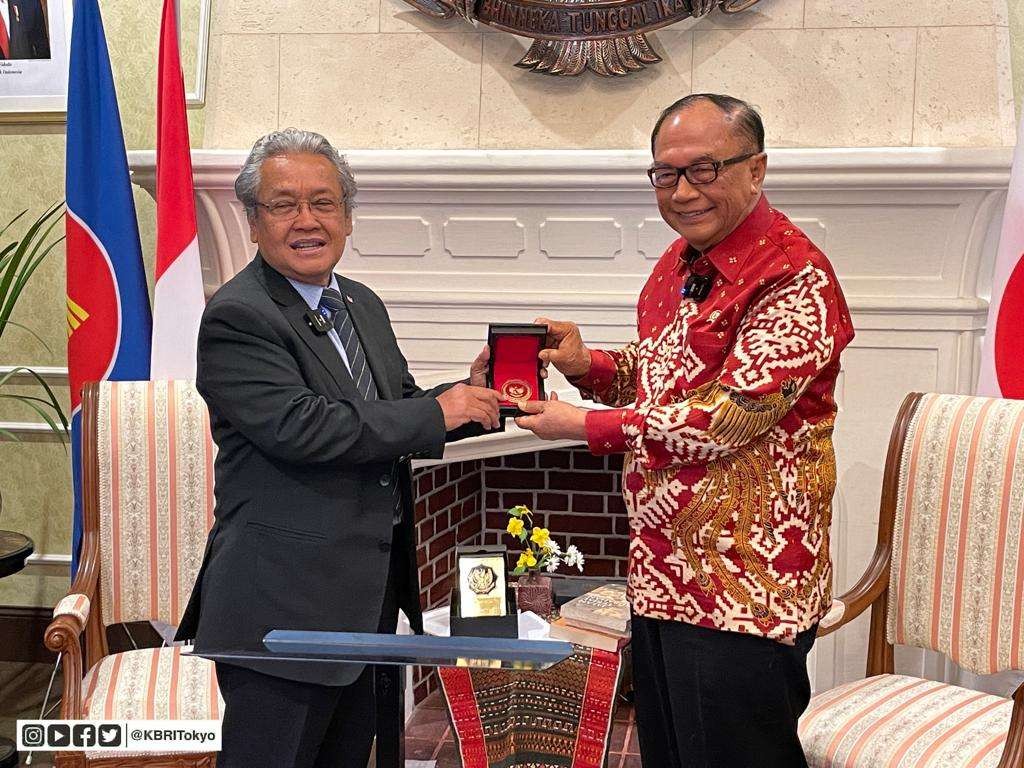 Kedutaan Besar Republik Indonesia (KBRI) Tokyo menggelar Dialog Kebangsaan bertemakan “Memupuk Persatuan di Negeri Sakura” secara luring dan daring. (Foto: Dok KBRI Tokyo)