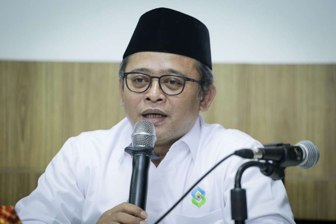 Tim Media Center Haji (MCH) 2023 mendapatkan pembekalan dari Staf Khusus Menteri Agama RI, Wibowo Prasetyo, Selasa, 11 April 2023 malam. (Foto: Istimewa)