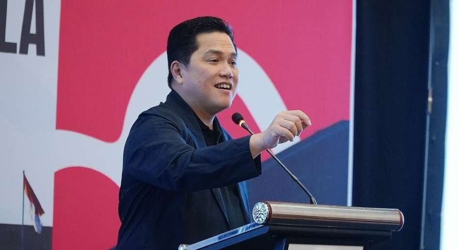 Ketua Umum PSSI Erick Thohir segera temui Shin Tae-yong untuk bahas perpanjangan kontrak. (Foto: PSSI)