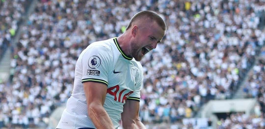 Bek Tottenham Hotspur Eric Dier mencetak dua gol untuk timnya di sepanjang Premier League musim 2022-2023