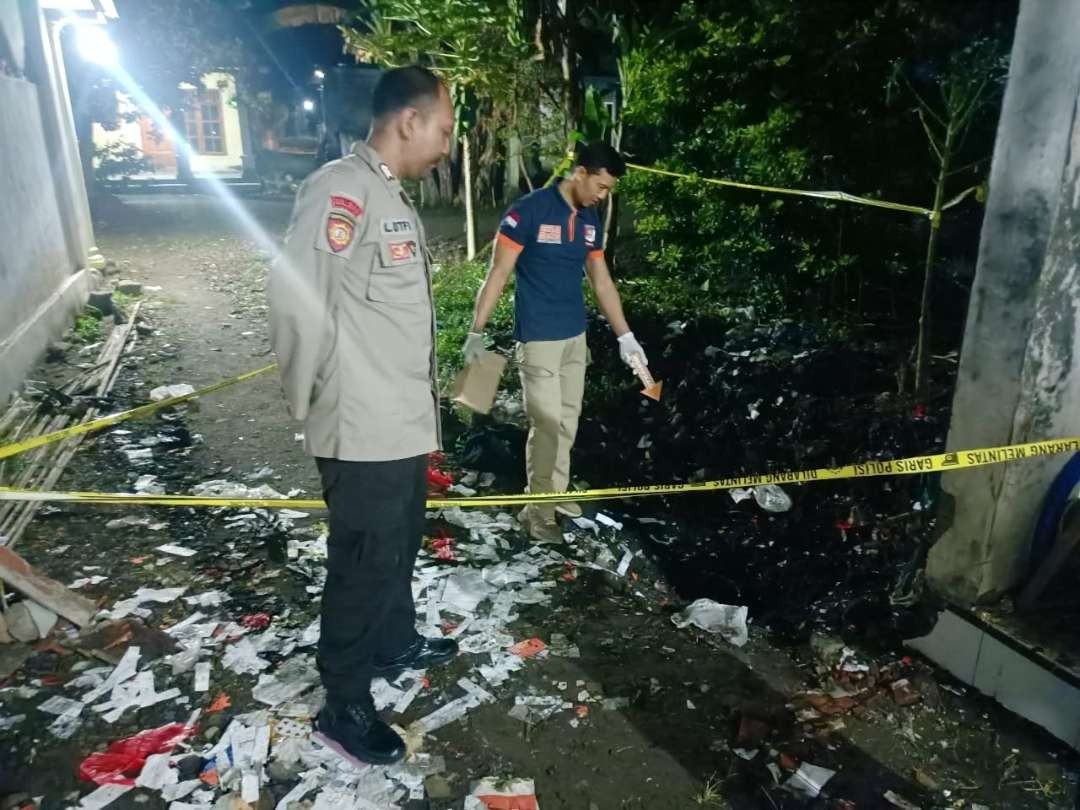 Bakar Sampah Dua Santri Terluka , Terkena Ledakan Serbuk Mercon (Istimewa)