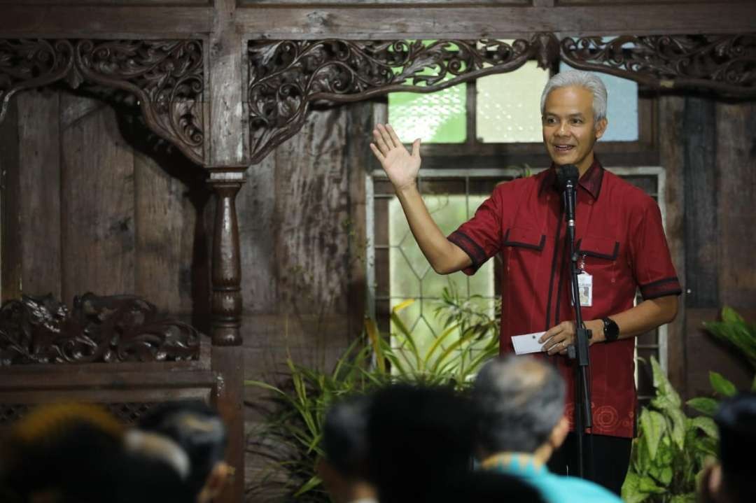 Gubernur Ganjar Pranowo mendorong pemerintah kabupaten/kota membuat peraturan pencegahan dan penanggulangan ekstremisme berbasis terorisme. (Foto: Dok Jateng)