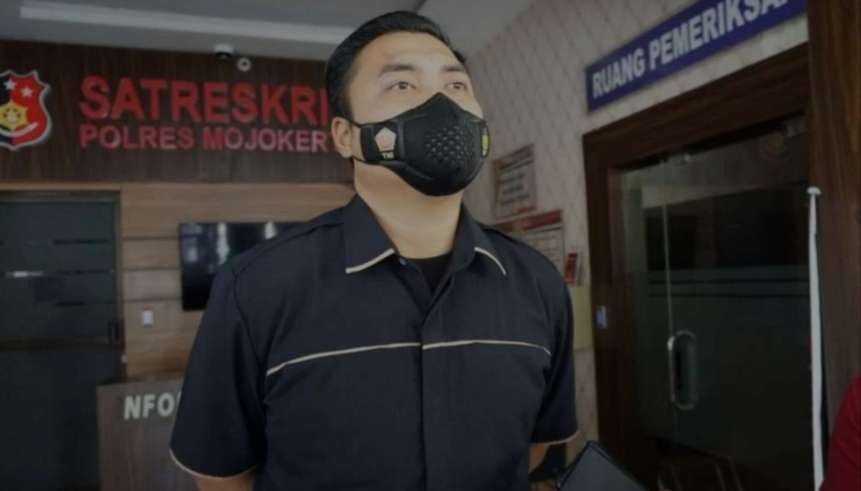 Kasat Reskrim Polres Mojokerto AKP Gondam.(Foto Deni Lukmantara/Dokumen Ngopibareng.id)