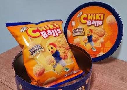 Sensasi makan Chiki Balls rasa butter cookies, netizen merasa kena prank kemasan kalengnya. (Foto: Chiki Balls)