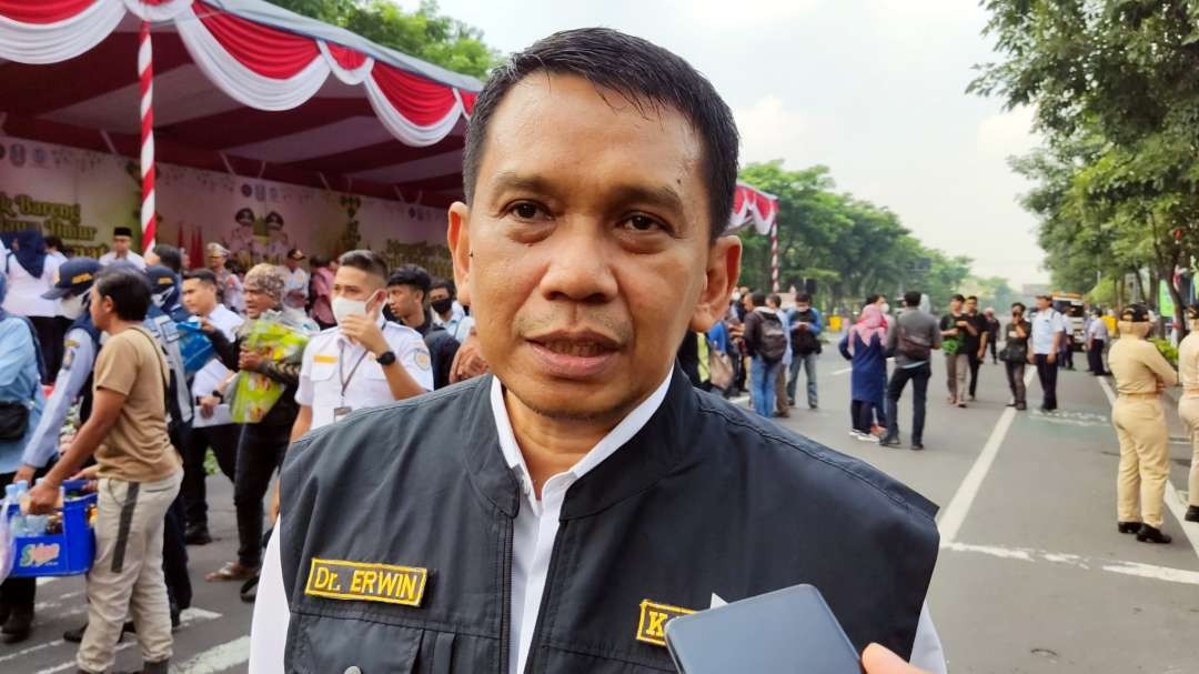 Kadinkes Jatim, Dr Erwin Astha Triyono. (Foto: Fariz Yarbo/Ngopibareng.id)