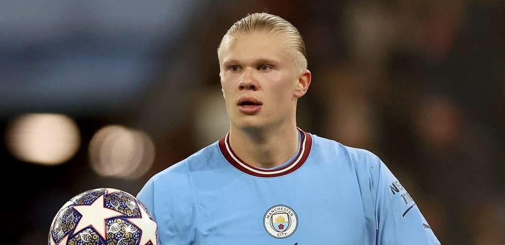 Erling Halaand diyakini bakal kembali merepotkan barisan pertahanan Bayern Munchen saat menjamu Manchester City di leg kedua perempat final Liga Champions, Kamis, 20 April 2023. (Foto: Twitter/@ManCityES).