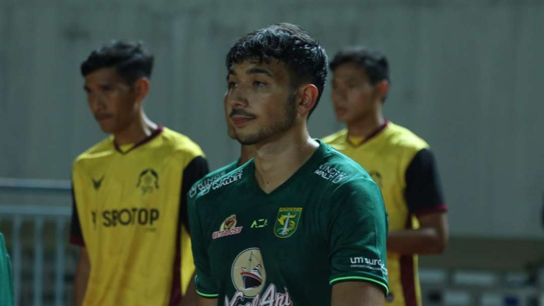 Pemain Persebaya, George Brown. (Foto: Fariz Yarbo/Ngopibareng.id)