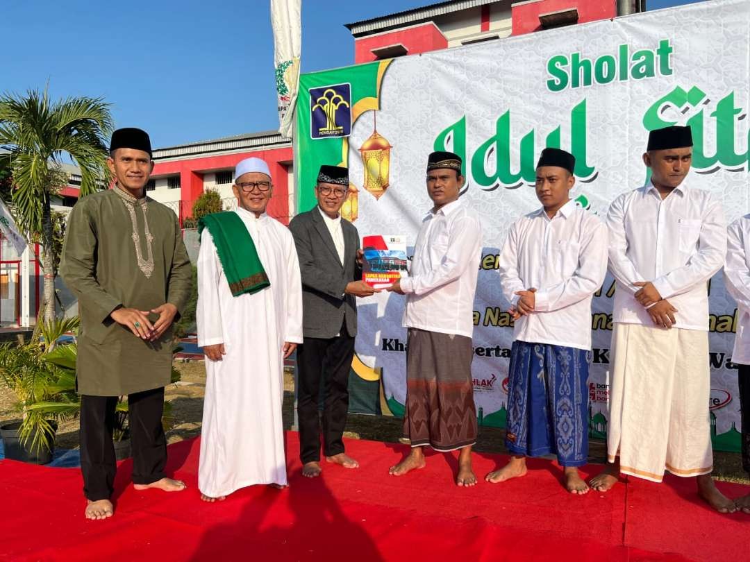 Sebanyak 15.258 narapidana di Jatim mendapatkan Remisi Khusus Idul Fitri Tahun 2023. (Foto: Humas Kemenkumham Jatim)