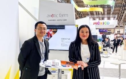 Tim Axotic Farm Universitas Brawijaya saat tampil pada acara Hannover Messe 2023 di Jerman (Foto: Humas Universitas Brawijaya)