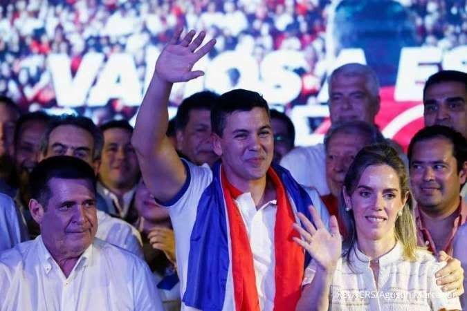 Presiden Paraguay, Santiago Pena dan istrinya, Leticia Ocampos. (Foto: Twitter)