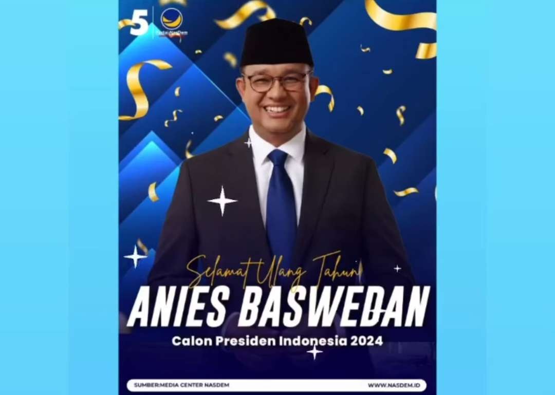 Anies Baswedan ulang tahun ke-54, Minggu 7 Mei 2023. (Foto: Instagram @aniesbaswedan)