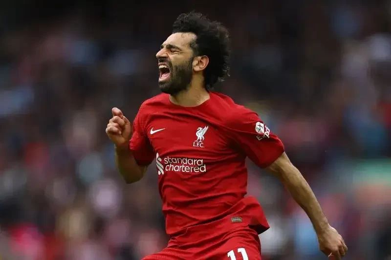 Salah mencetak gol kemenangan saat jamu Brentford. (Foto: Reuters)