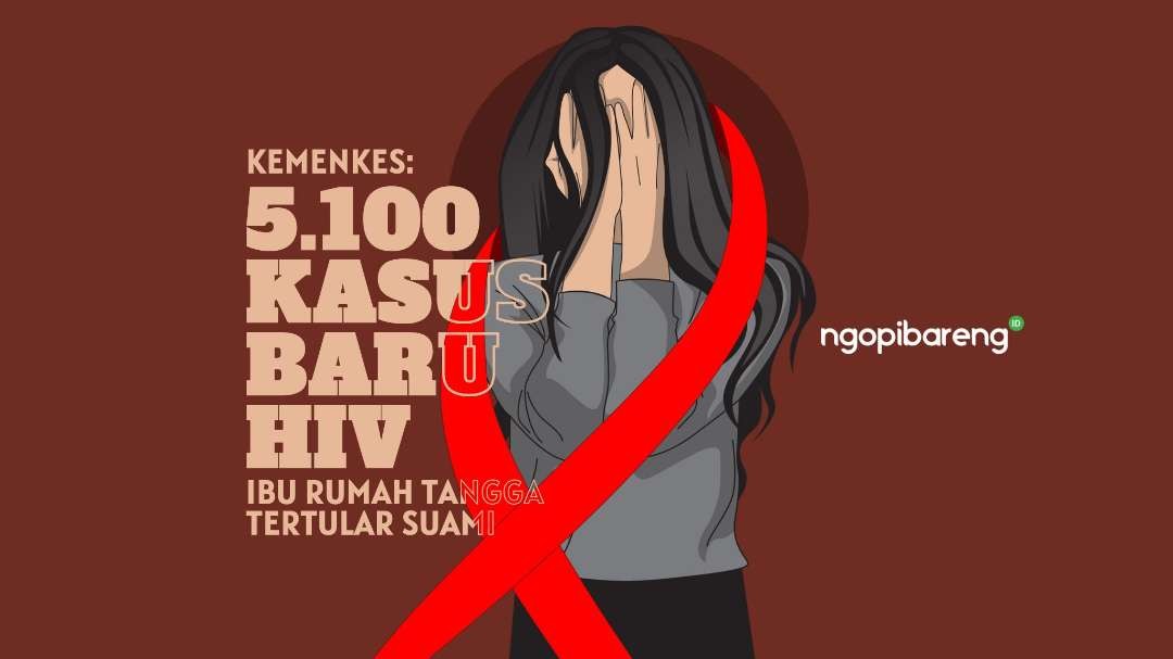 Kasus baru HIV ditemukan pada ibu rumah tangga. (Ilustrasi: Fa Vidhi/Ngopibareng.id)