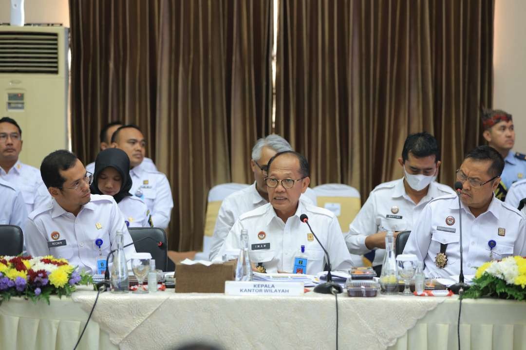 Kanwil Kemenkumham Jatim menerima kunjungan kerja reses Komisi III DPR RI masa persidangan IV tahun sidang 2022-2023, Kamis, 11 Mei 2023. (Foto: Humas Kemenkumham Jatim)