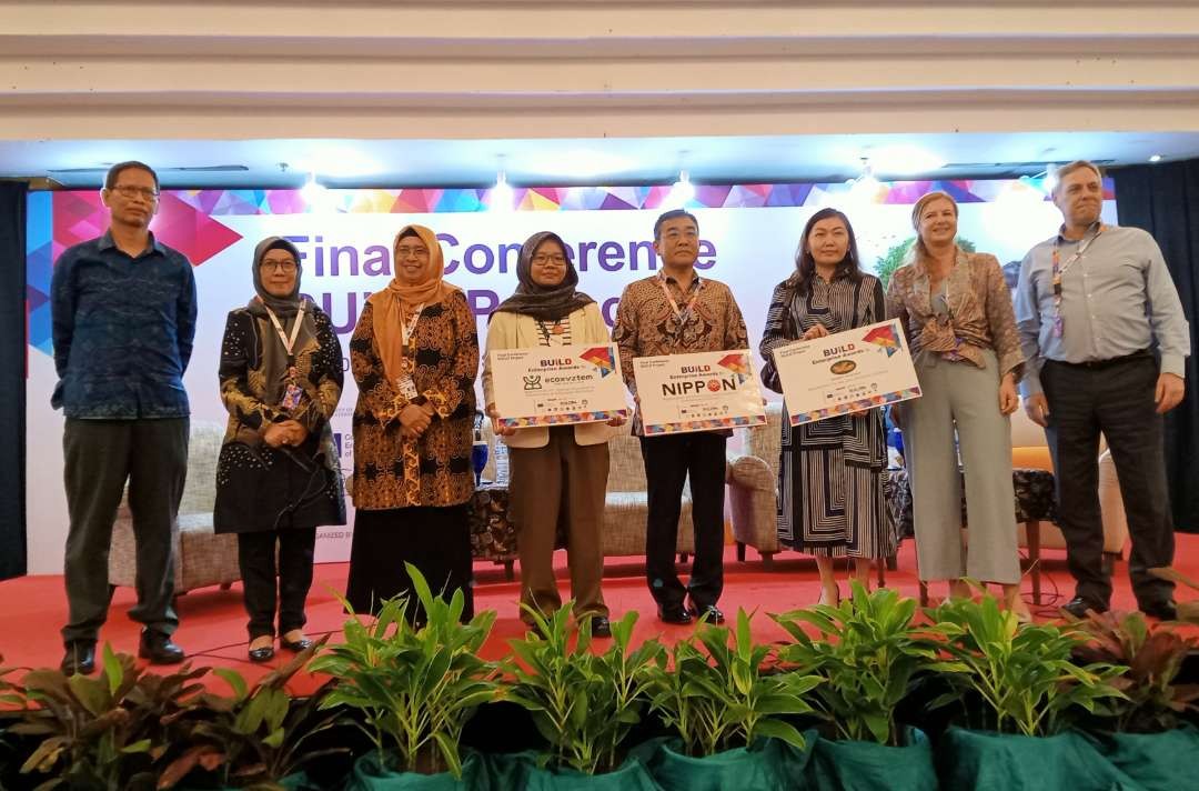 Plt Direktir Pembelajaran dan Kemahasiswaan Kemendikbudristek Sri Gunani dalam konferensi Building Universities in Leading Disaster (BUiLD) Resilience 2023 yang bertopik Strategi Ketahanan Bencana Indonesia  (Foto: Asmanu Sudarso/Ngopibareng.id)