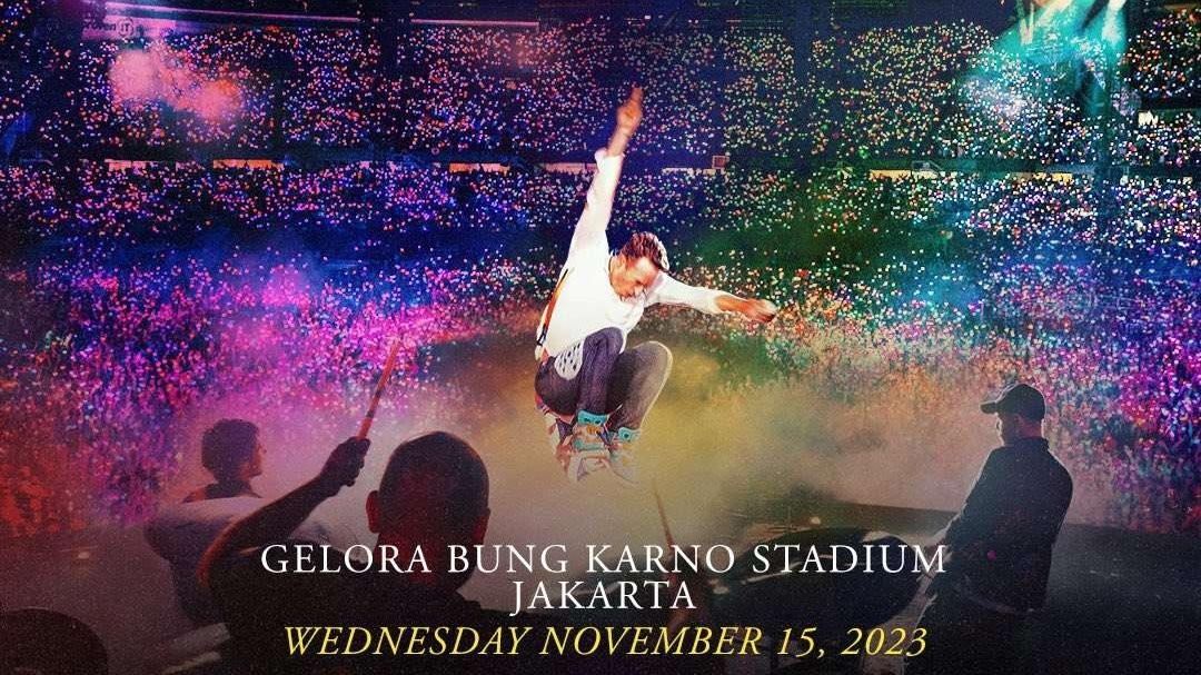 Harga tiket konser Coldplay Rp800 ribu sampai Rp11 juta, belum termasuk pajak dan biaya lainnya. (Foto: Instagram @pkentertainment)