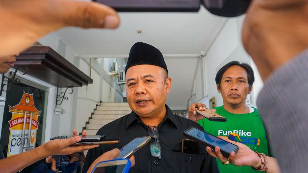 Ketua KPUD Sidoarjo M. Iskak (Foto : Aini/Ngopibareng.id)