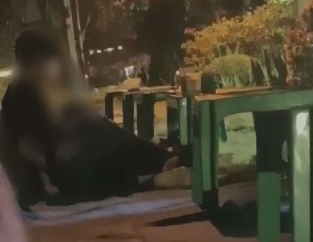 Tangkapan layar video mesum di JT Kota Mojokerto.(Foto Istimewa)