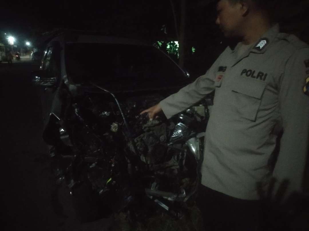 Tiga Penumpang Selamat Insiden Laka Mobil VS Kereta Api di Kediri (Foto: Istimewa)