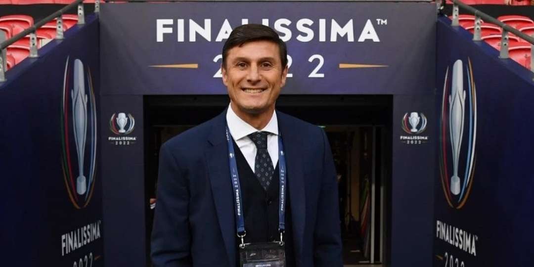 Wakil Presiden Inter Milan Javier Zanetti lebih memilih Manchester City ketimbang Real Madrid, sebagai lawan di final Liga Champions 2022-2023. (Foto: Twitter/@javierzanetti)