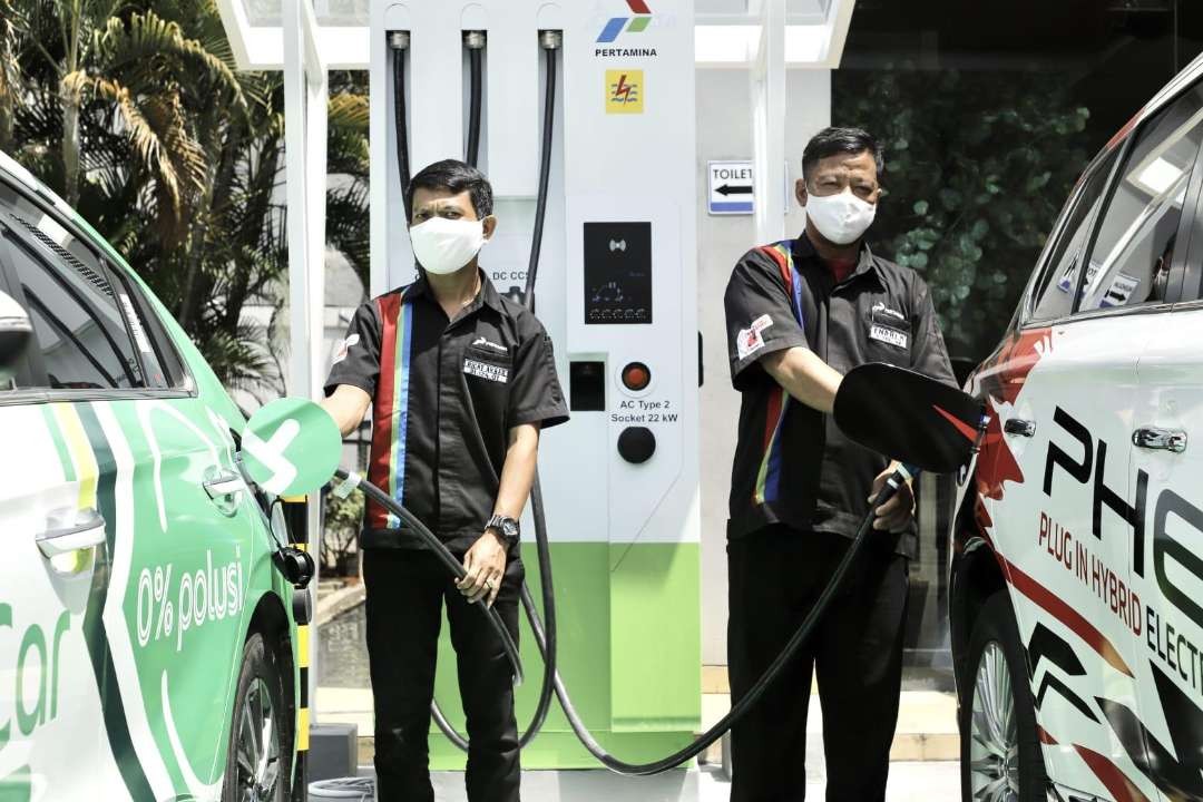 Salah satu stasiun pengisian bahan bakar gas milik Pertamina. (Foto: dok. Pertamina)