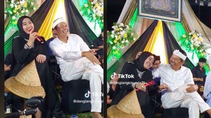 Dedi Mulyadi, mantan Bupati Purwakarta, dan Gita KDI. (Foto: TikTok)