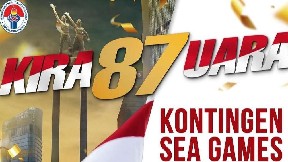 Kirab SEA Games 2023 kontingen Indonesia meraih 87 medali emas. (Foto: Instagram @kemenpora)