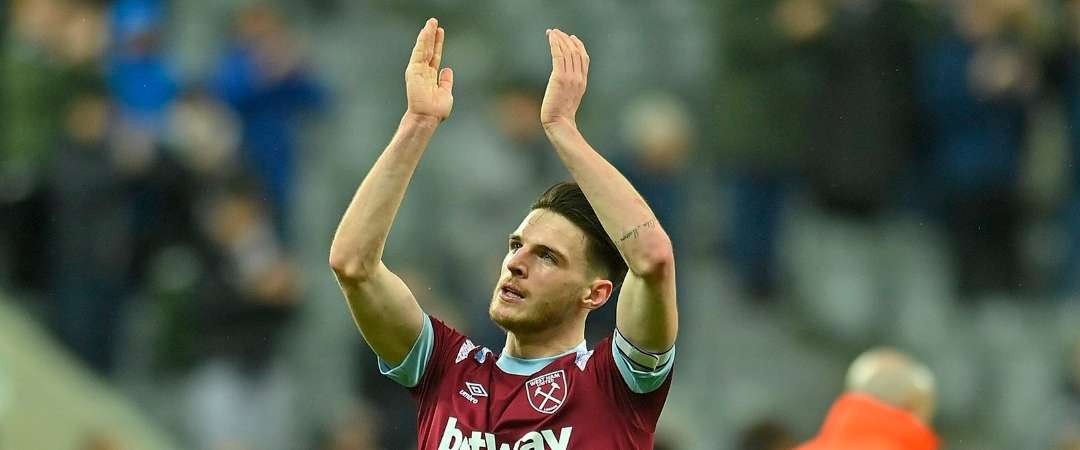 Declan Rice menjadi incaran banyak tim besar Inggris dan Bayern Munchen. (Foto: Twitter/@_DeclanRice)