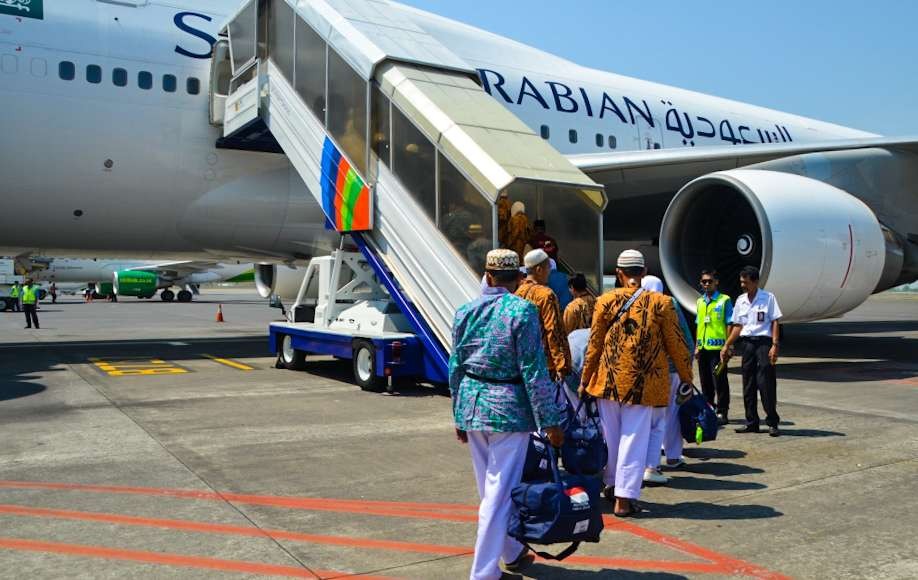 Ilustrasi jemaah haji tahun 2022 di Bandara Juanda, Surabaya. (Foto: Aini Arifin/Ngopibareng.id)