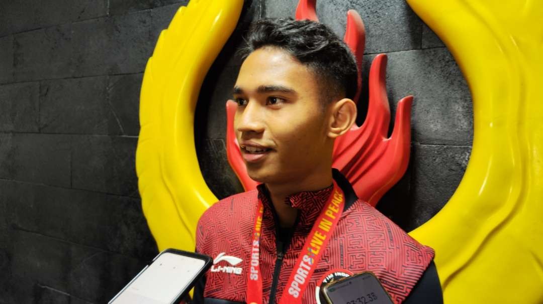 Pemain Timnas Indonesia, Marselino Ferdinan. (Foto: Fariz Yarbo/Ngopinareng.id)