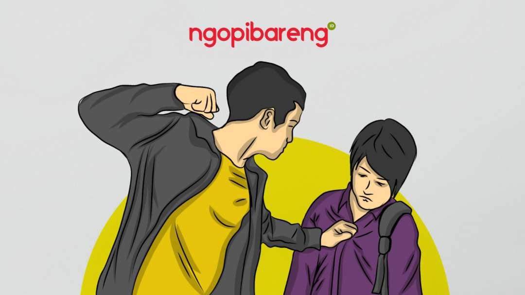 Tidak main-main dampak bullying pada kesehatan mental anak. (Ilustrasi: Fa Vidhi/Ngopibareng.id)