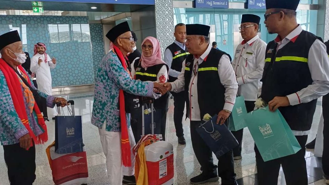 Layanan kedatangan jemaah haji di daerah kerja bandara Arab Saudi berjalan baik dan lancar serta memuaskan. (Foto: Istimewa)