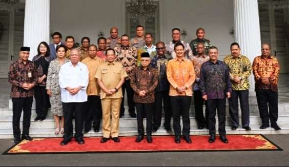 Wapres Ma'ruf Amin bersama anggota BP3OKP. (Foto: Setwapres)