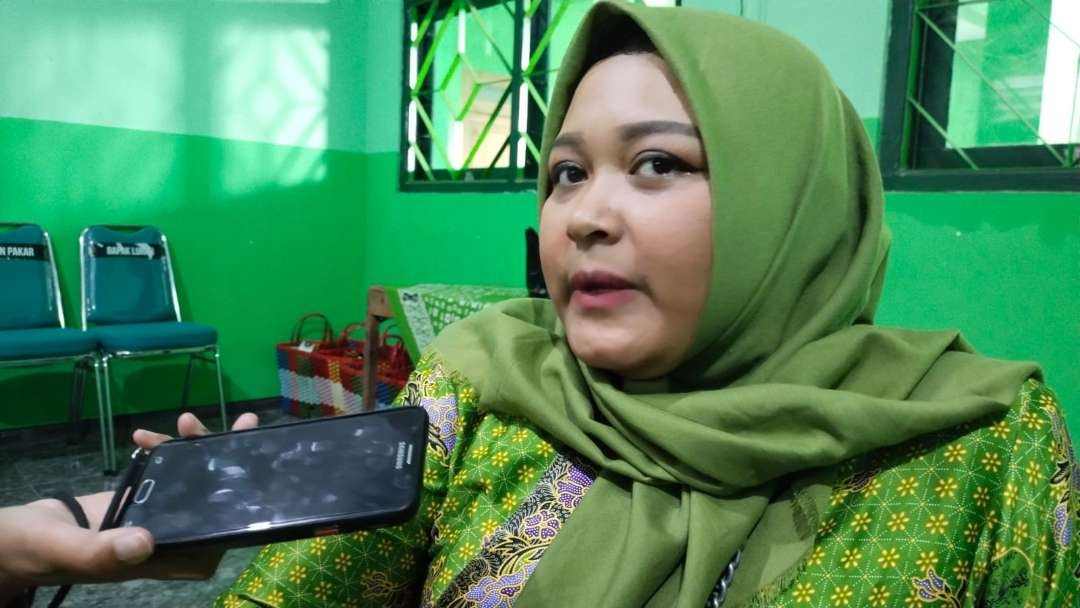 Ayu Vera Delima selaku petugas pendamping Pusat Pelayanan Terpadu Perlindungan Perempuan dan Anak, Dinas DP3 AP2KB Kota Kediri (Istimewa)