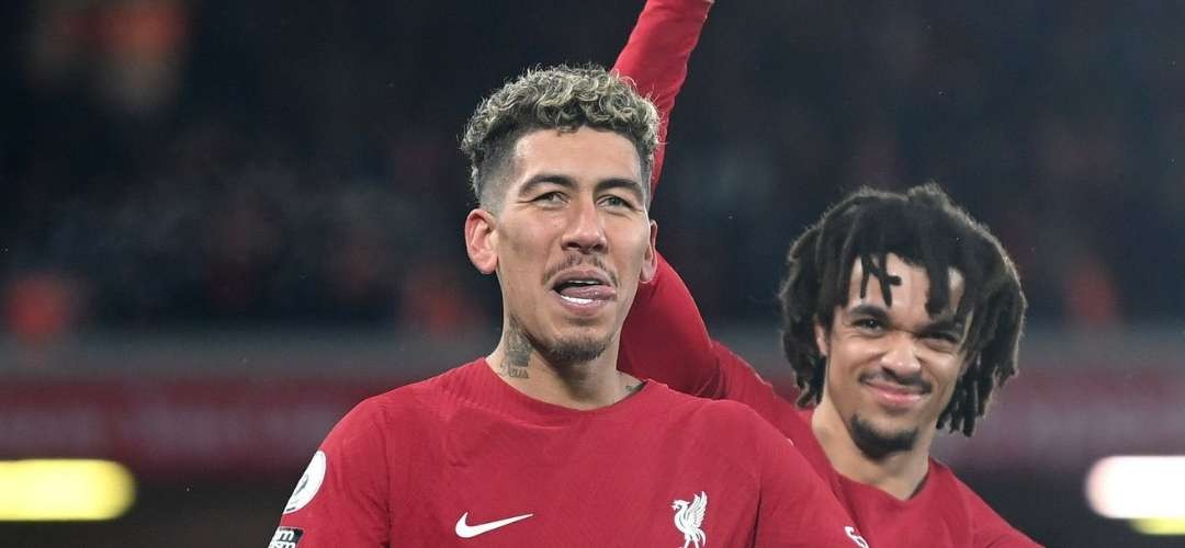 Roberto Firmino (kiri) masuk dalam incaran sejumlah klub raksasa di Spanyol dan Italia setelah kontraknya tak diperpanjang oleh Liverpool. (Foto: Twitter/@Firmino9Fans)