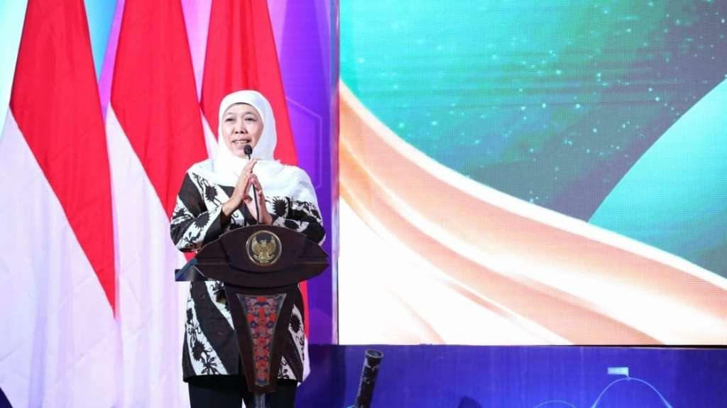 Gubernur Jatim, Khofifah Indar Parawansa mendorong pengadaan barang dan jasa melalui sistem E-Purchasing. (Foto: Ist)