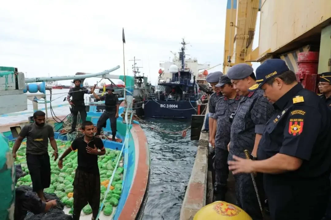 Operasi BNN RI dan Bea Cukai menggunakan sandi PRG (Patroli Rasta Gabungan) tengah mengamankan narkoba jenis sabu-sabu Tahun 2023, pada Jumat 24 Februari 2023. (Foto: dok. BNN RI)