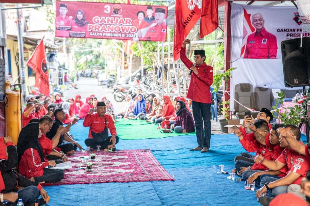 Posko Ganjar Presiden didirikan secara massal di bulan Bung Karno, Juni 2023. (Foto: Istimewa)