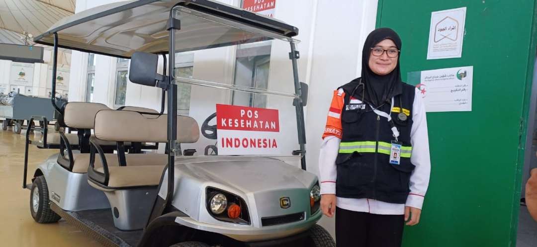 dr Ane Dwi Sari, penanggung jawab dokter Pos Keaehatan Haji di Bandara Jeddah. (Foto: Istimewa)