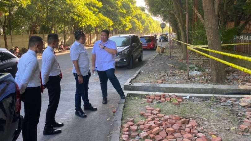 Penemuan potongan tubuh manusia di Atlantis Land (Foto: Andhi Dwi/Ngopibareng.id)