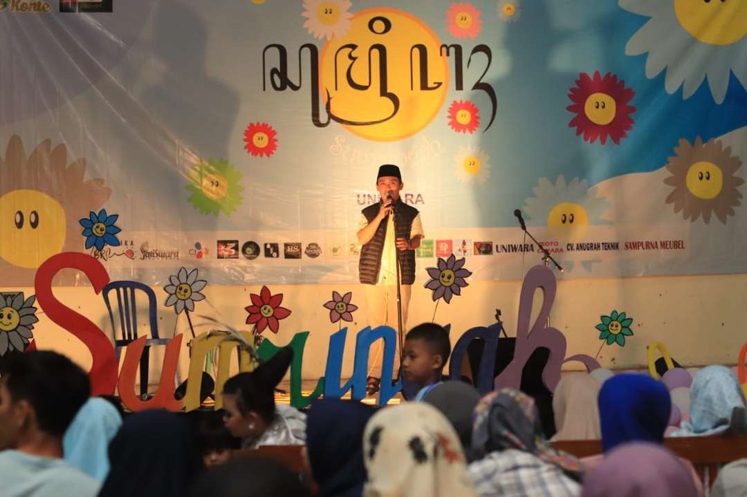 Wakil Walikota Pasuruan Adi Wibowo, (Mas Adi) membuka acara pameran Seni Rupa Ceria Warna Anak Negeri bertemakan "Semringah" dilaksanakan selama tiga hari dari tanggal 9-11 Juni 2023. (Foto: Humas Pemkot Pasuruan)