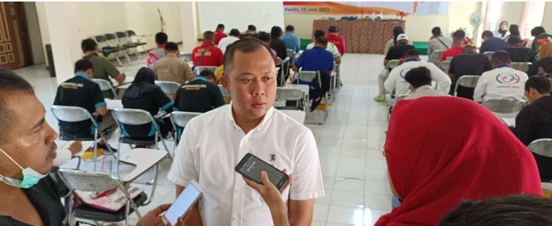 Dongkrak Prestasi Porprov, KONI Kabupaten Kediri beri jaminan kesehatan 400 atlet melalui BPJS Kesehatan (Foto: Fendi Lesmana/Ngopibareng.id)